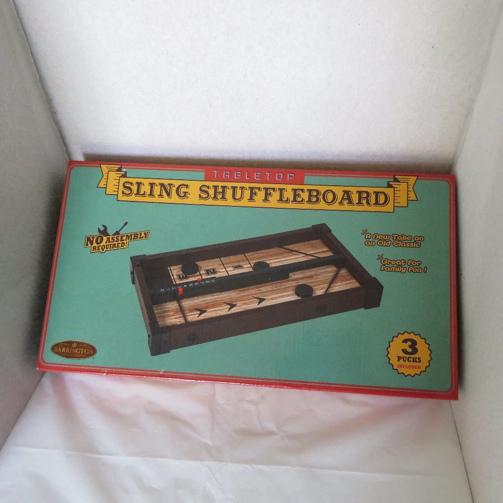 Barrington 16" Tabletop Sling Shuffleboard Game Table